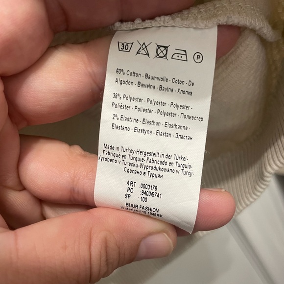 Yest Women’s Olvin Sweater Waffle Textured Knit Pattern 3/4 Sleeve Size 12 Sand - Picture 7 of 11